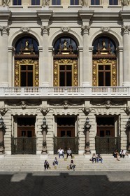 France, Paris (75), Le Théâtre national de l'Opéra-Comique aussi appelé salle Favart située place Boieldieu