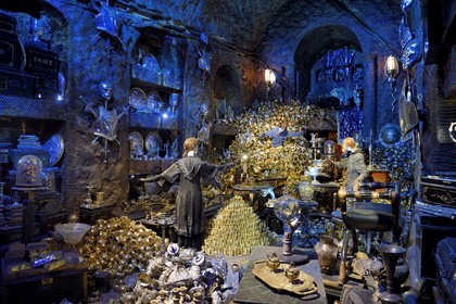 United Kingdom, Hertfordshire, Leavesden, Leavesden Film Studios, Harry Potter Studio Tour London, the scene of the eight Harry Potter movies' making of, the vault of the Lestrange family containing the treasures of Bellatrix