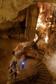 France, Ardeche, Saint Marcel d'Ardeche, the Grotte de la Madeleine (Madeleine Cave)