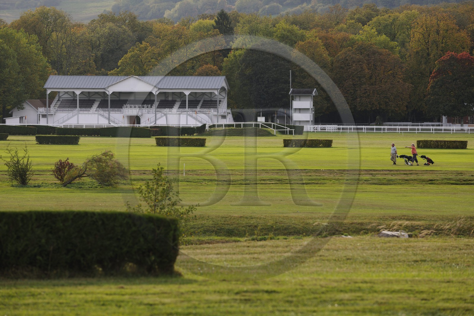France, Vosges, Vittel Spa and health Resort, the golf crosses the racecourse