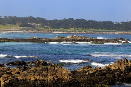 Etats-Unis, Californie, 17 mile drive, Spanish Bay