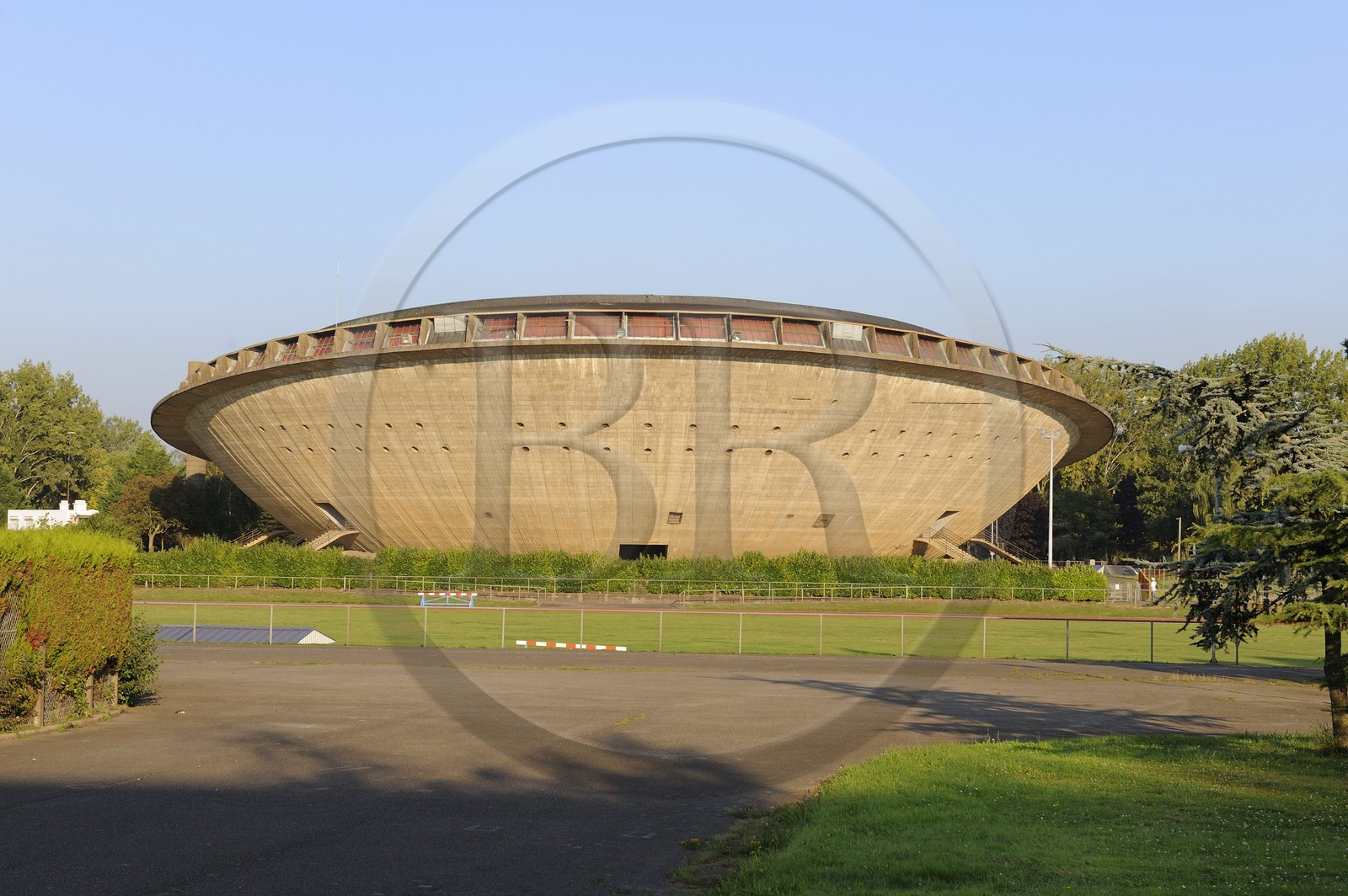 France, Loire-Atlantique (44), Saint-Nazaire, la salle de sport la Soucoupe