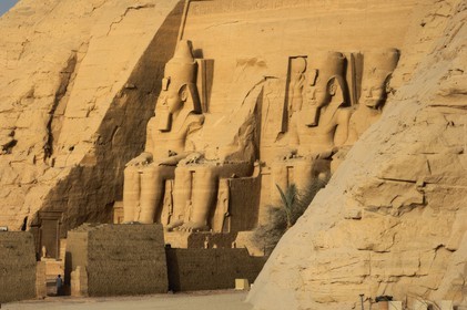 Egypte, Haute Egypte, Nubie, Abou Simbel, site classé Patrimoine Mondial de l'UNESCO, temple de Ramsès II