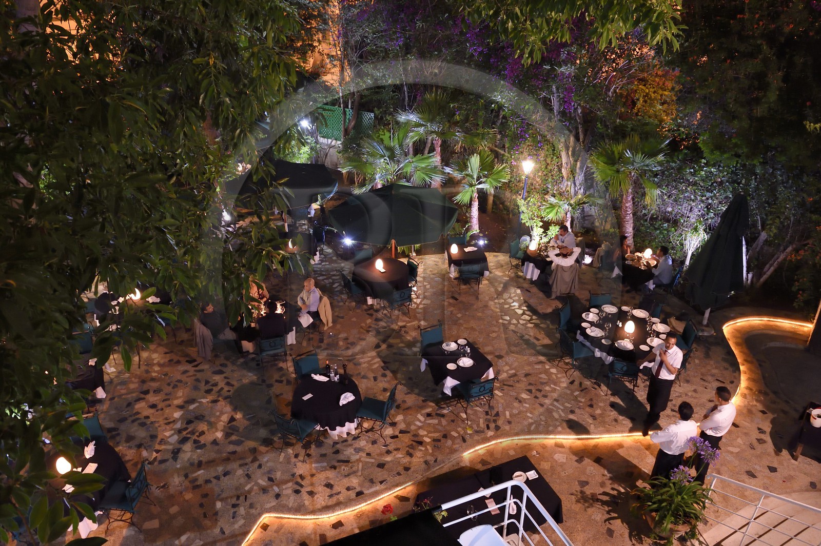 Maroc, Casablanca, restaurant le Rouget de l’Isle