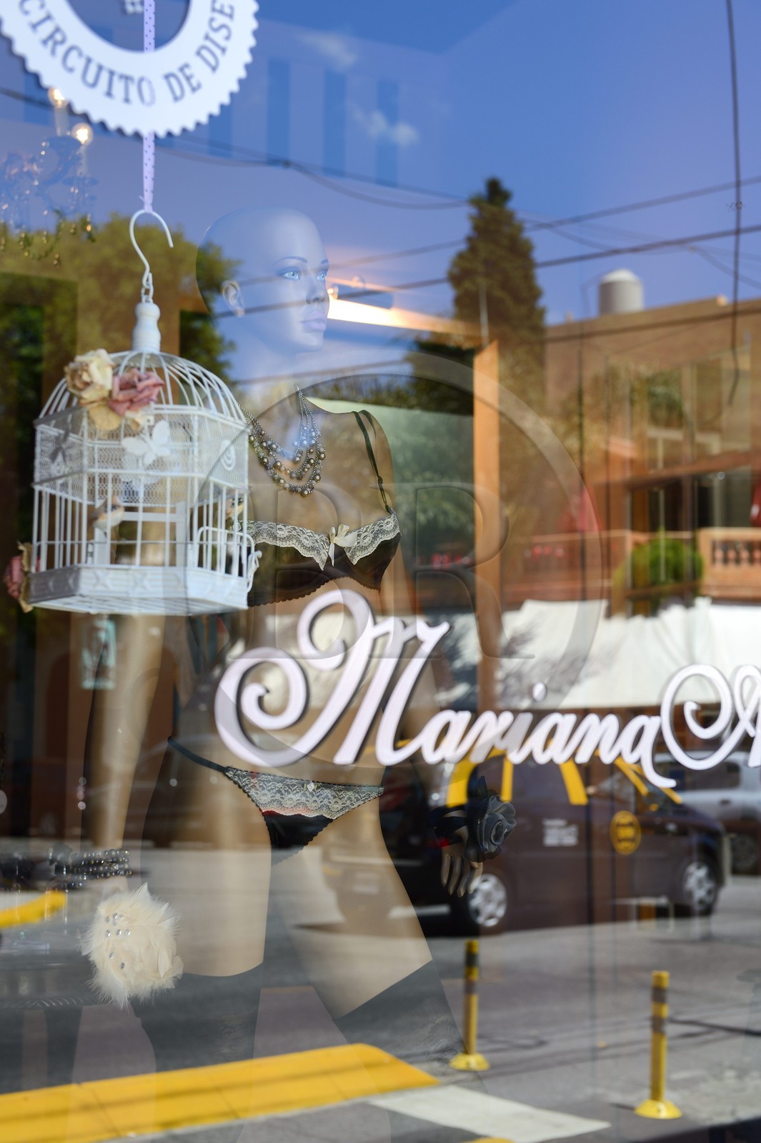 Argentine, Buenos Aires, quartier Palermo, boutique de lingerie féminine rue Gurruchaga