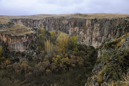 Turquie, Anatolie Centrale, province de Nevsehir, Cappadoce classée Patrimoine Mondial de l'UNESCO, Ihlara, vallée de Peristrema
