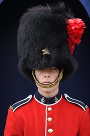 Canada, Province de Québec, la ville de Québec, la Citadelle, soldat montant la garde