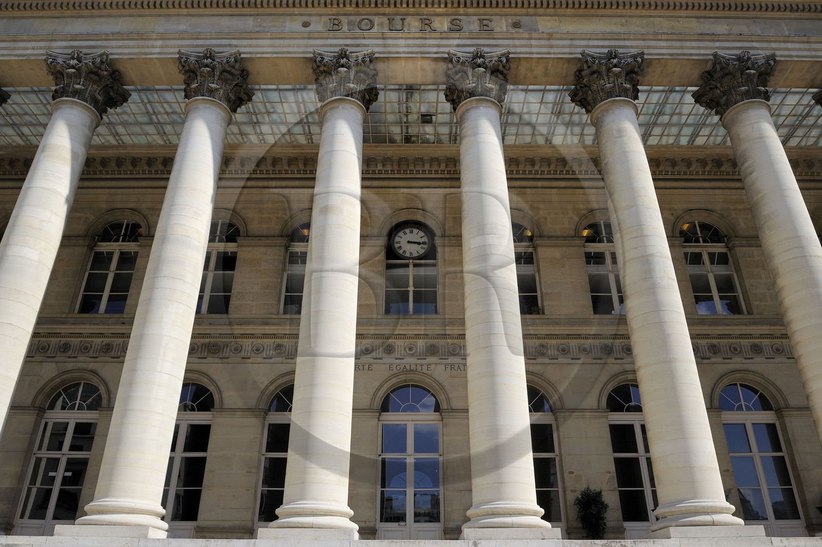 France, Paris (75), le Palais de la Bourse (Palais Brongniart)