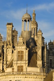 France, Loir et Cher (41), Vallée de la Loire classée Patrimoine Mondial de l' UNESCO, château de Chambord