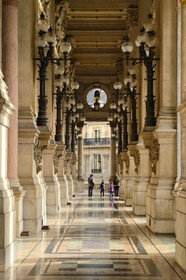 France, Paris, Garnier Opera, the terrace of the South Facade