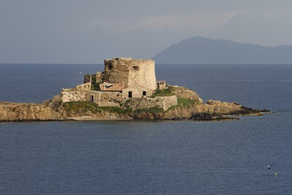 France, Var (83), Iles d'Hyères, parc national de Port Cros, Ile de Porquerolles, fort du Petit Langoustier