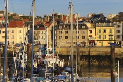 France, Seine-Maritime, Dieppe, the harbour and the district of the Pollet