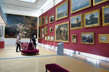 France, Charente-Maritime, Rochefort, Hèbre Museum, the gallery of paintings