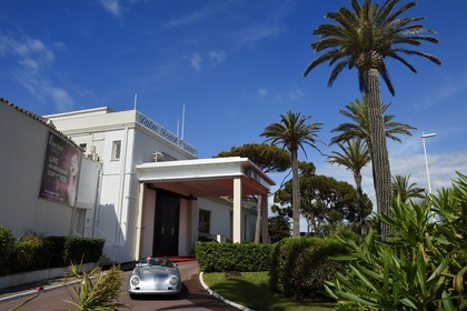 France, Alpes-Maritimes, Cannes, the Palm Beach casino and the collection convertible Porsche Speedster 356