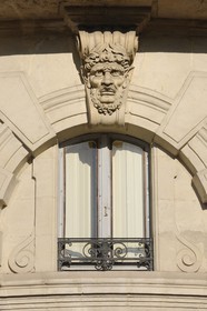 France, Herault, Montpellier, 19th century buildings on Foch Street