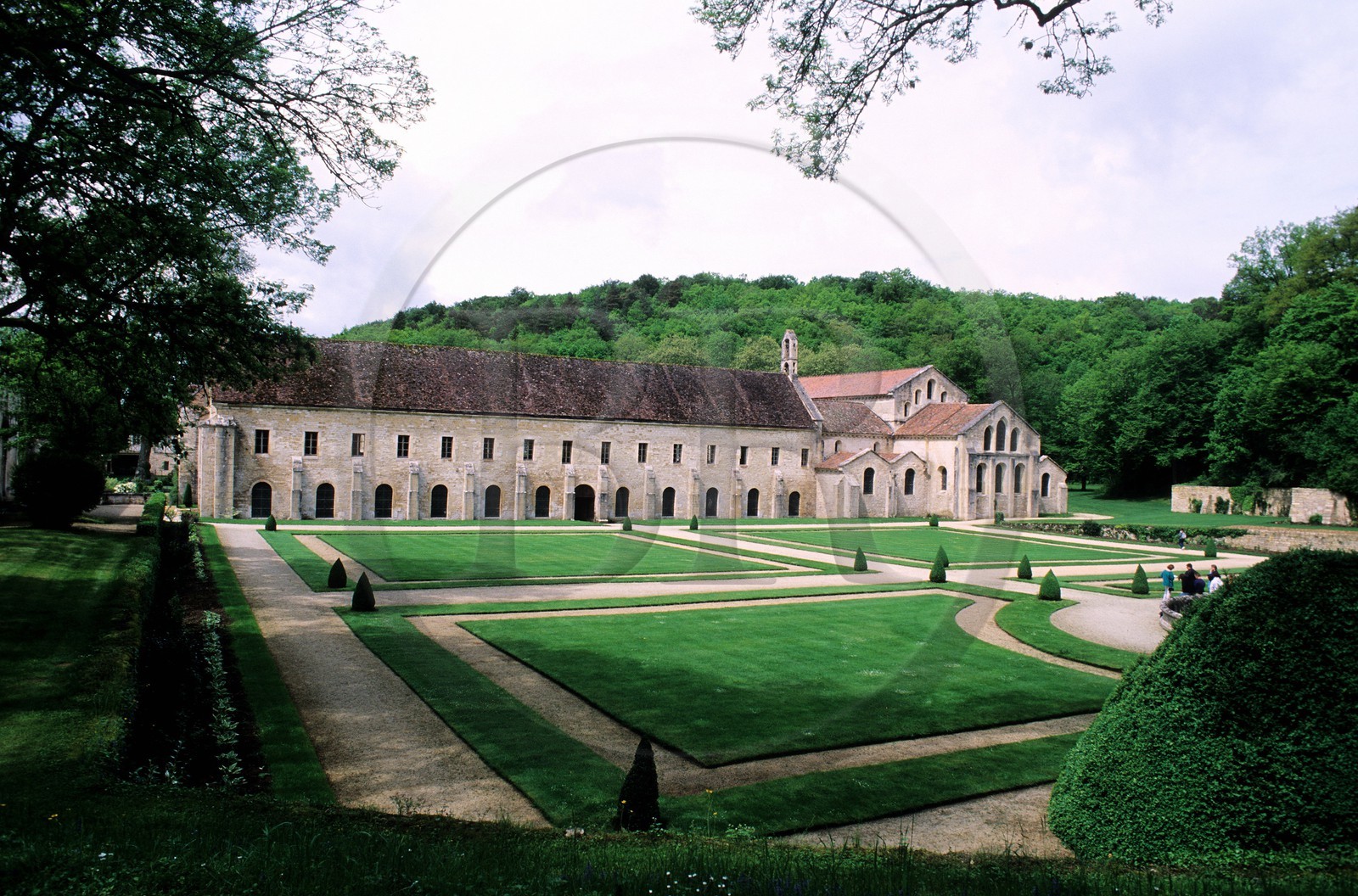 France, Côte-d' Or (21), Marmagne, Abbaye cistercienne de Fontenay (1118), classée Patrimoine Mondial de l' UNESCO