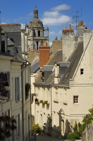 France, Indre et Loire, Loches, the Saint Antoine tower in the city center