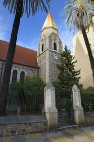 France, Corse-du-Sud (2A), Ajaccio, quartier dit des étrangers, cours Grandval, église anglicane