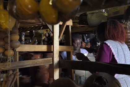 Zimbabwe, Harare, Mbare covered handicraft Market