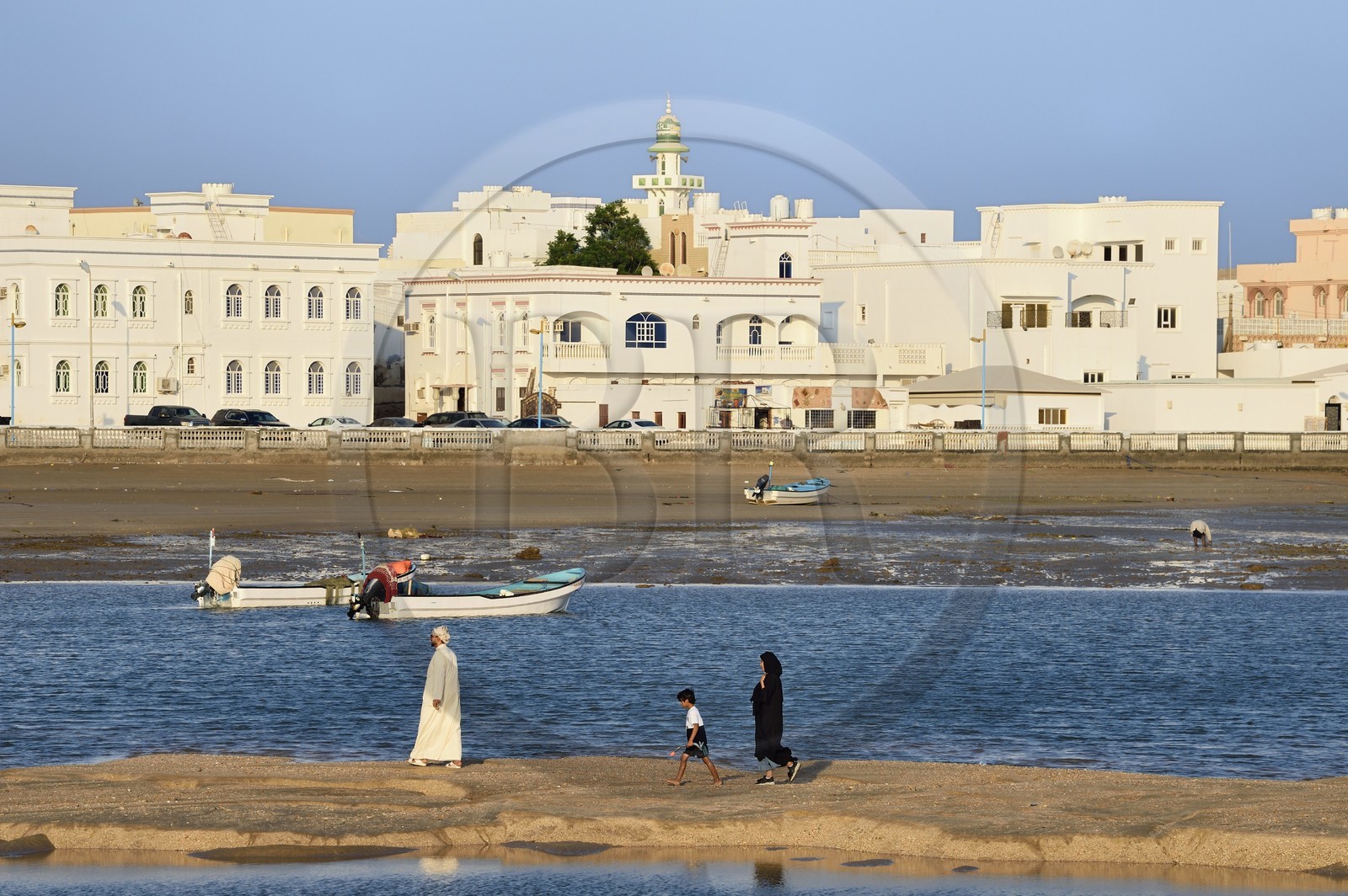 Sultanat d'Oman, gouvernorat de Ash Sharqiyah, ville et port de Sour, le vieux quartier de pêcheurs de Al Ayjah
