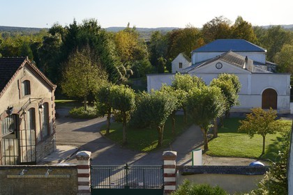 France, Seine-et-Marne (77), Trilbardou, usine élévatoire de Trilbardou, machine hydraulique qui permet d'alimenter le Canal de l'Ourcq en eau de la Marne