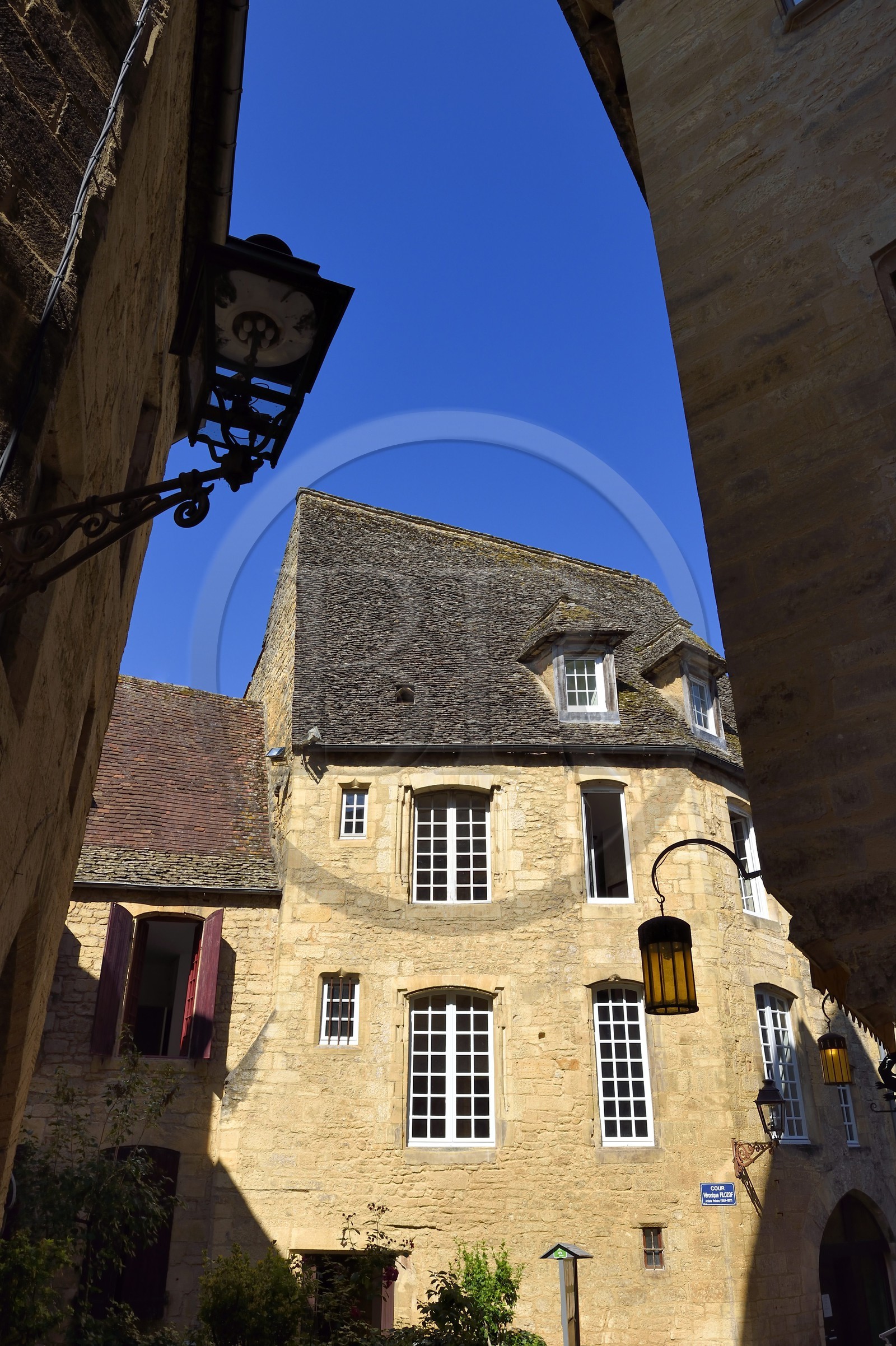 France, Dordogne (24), Périgord Noir, vallée de la Dordogne, Sarlat-la-Canéda, vieille ville médiévalle, maisons du XVème et XVIème siècle