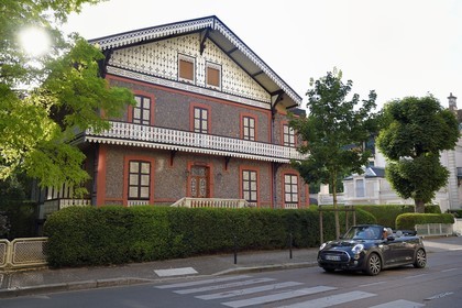 France, Allier (03), Vichy, the Napoleon III chalets, the Roses chalet by architect Jean Lefaure