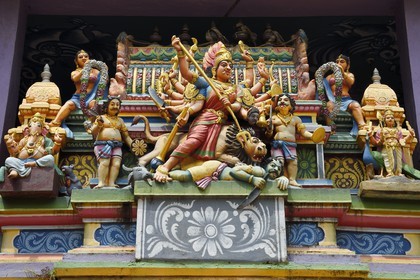 Sri Lanka, Province du Centre, Matale, temple hindou Sri Muthumariamman