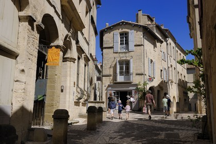 France, Gard, Uzes, Port Royal street