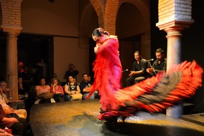 Spain, Andalusia, Seville, Santa Cruz district, museum of flamenco dance