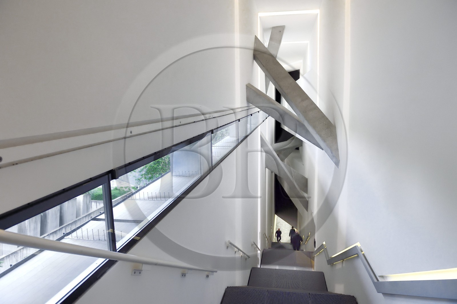 Allemagne, Berlin, quartier de Kreuzberg, Judisches Museum (musée Juif) de l'architecte Daniel Libeskind