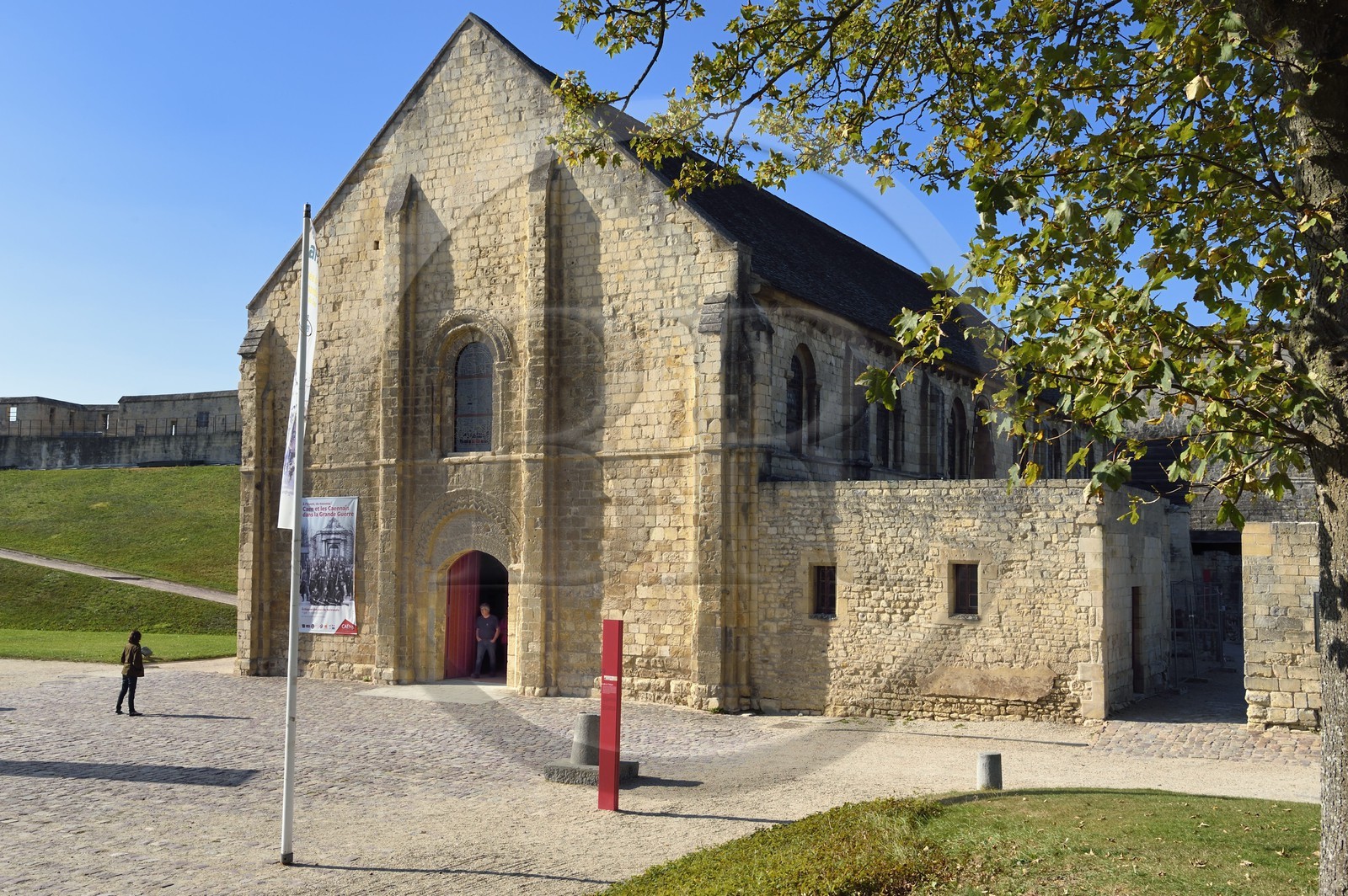 France, Calvados (14), Caen, le château ducal de Guillaume le Conquerant, la salle de l'Echiquier