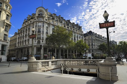 France, Paris (75), metro du carrefour Richelieu-Drouot