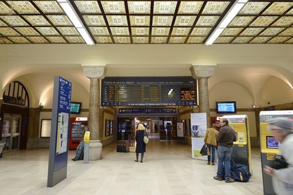 France, Moselle, Metz, Imperial district, railway station, built between 1905 and 1908 by the Berliner architect Jurgen Kruger