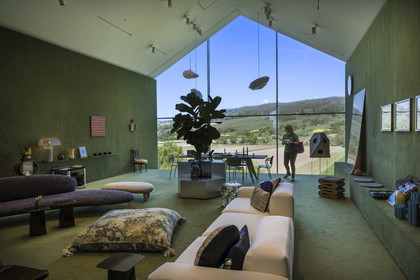 Germany, Bade-Wurtemberg, Weil am Rhein near Basel, the Vitra Campus, Vitra Haus, by architects Herzog and de Meuron (2010)