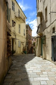 France, Haute Corse, Bastia, the Citadel district of Terra Nova, rue de la Chartreuse