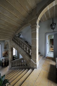 France, Côte d'Or (21), Dijon, intérieur de l'Hôtel particulier Maleteste