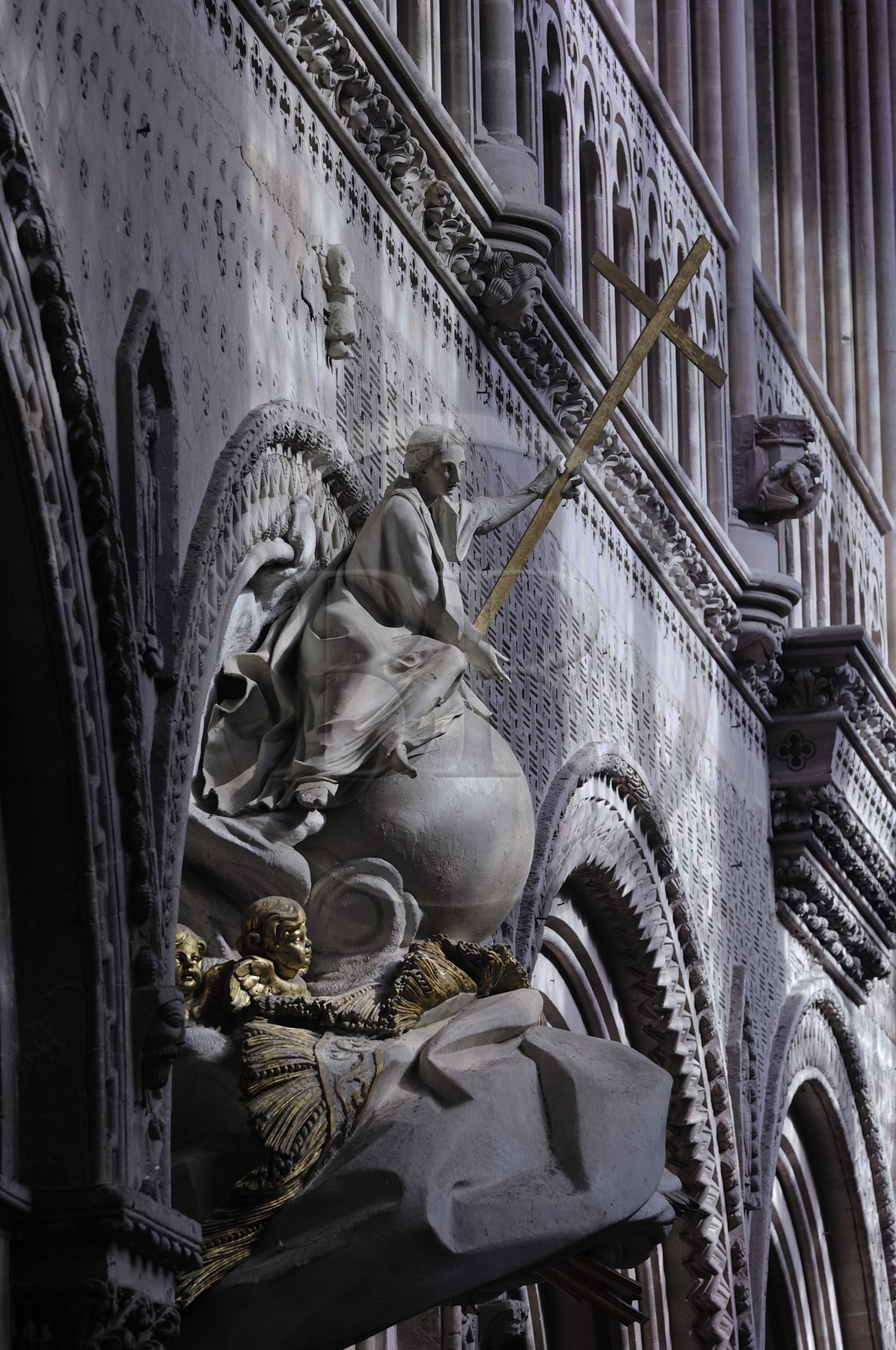 France, Calvados (14), Bayeux, la cathédrale Notre-Dame