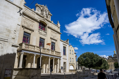 France, Bouches-du-Rhône (13), Tarascon, le théâtre à l'italienne