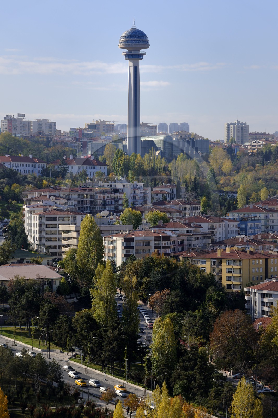 Turquie, Anatolie centrale, Ankara, quartier de la ville moderne, la Tour Atatürk