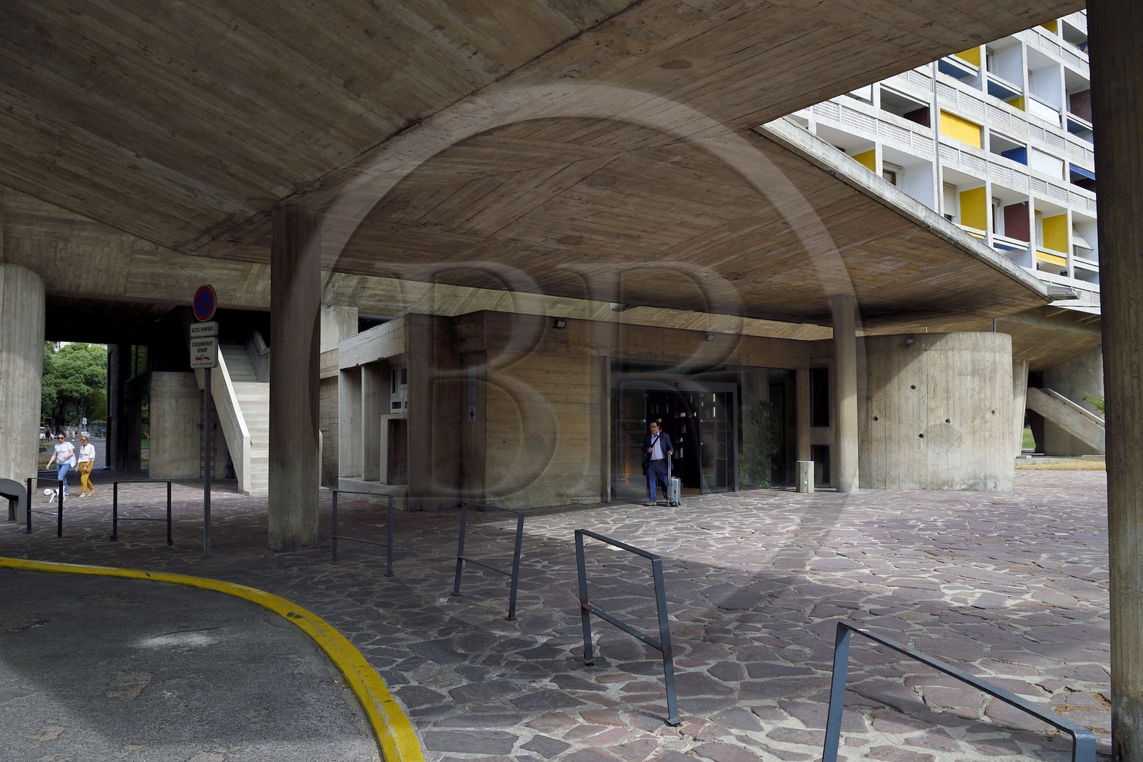 France, Bouches-du-Rhône (13), Marseille, oeuvre architecturale de Le Corbusier, classée Patrimoine Mondial de l'UNESCO, la Cité Radieuse par l'architecte Le Corbusier