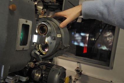 France, Paris (75), le Grand Rex boulevard Poissonnière, les Etoiles du Rex, salle du projectionniste