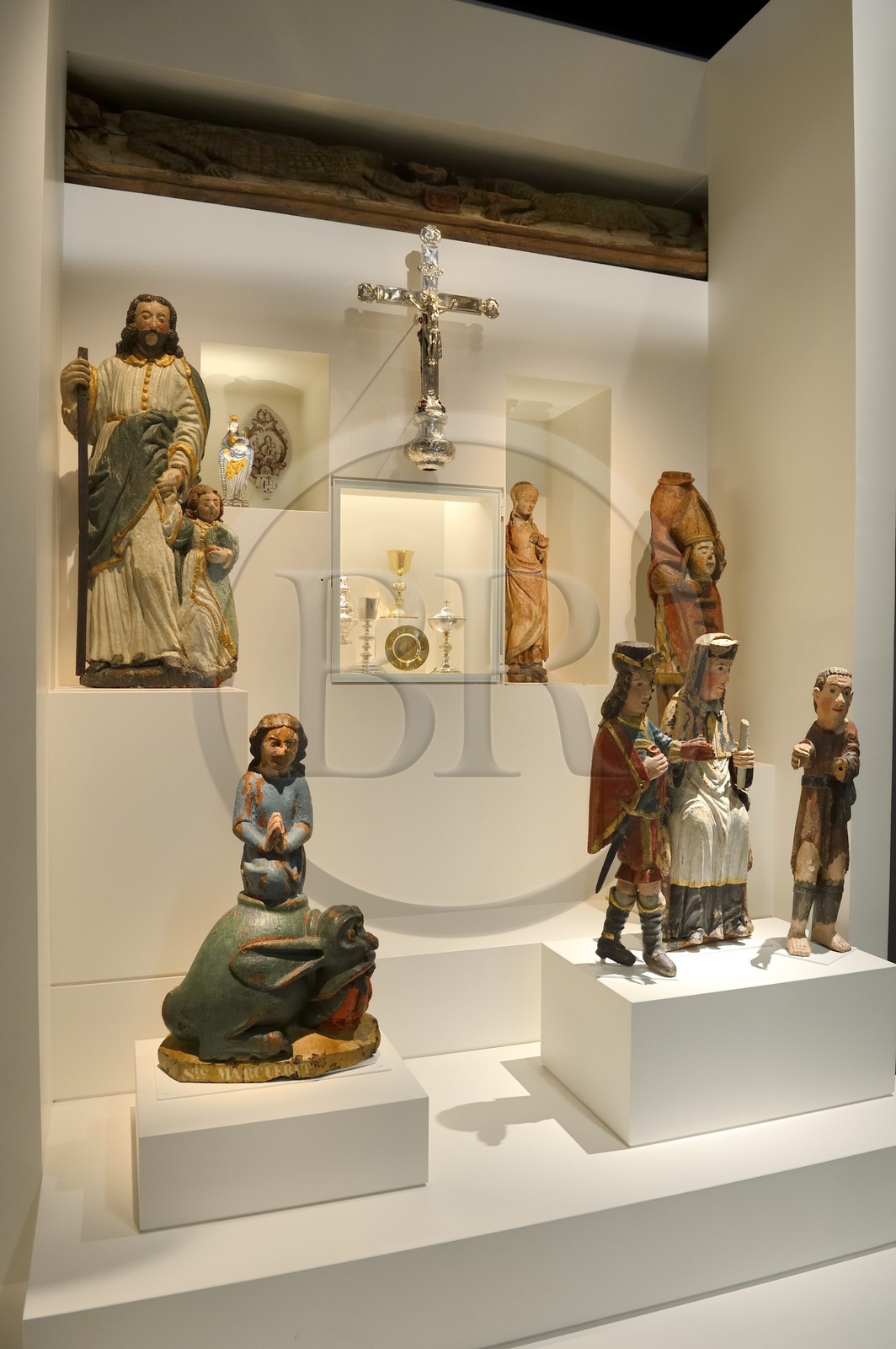 France, Ille-et-Vilaine (35), Rennes, Les Champs Libres de l'architecte Christian de Portzamparc, le musée de Bretagne