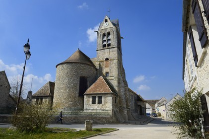 France, Seine et Marne, village of Maincy adjacent to the castle of Vaux-le-Vicomte, Saint Etienne church