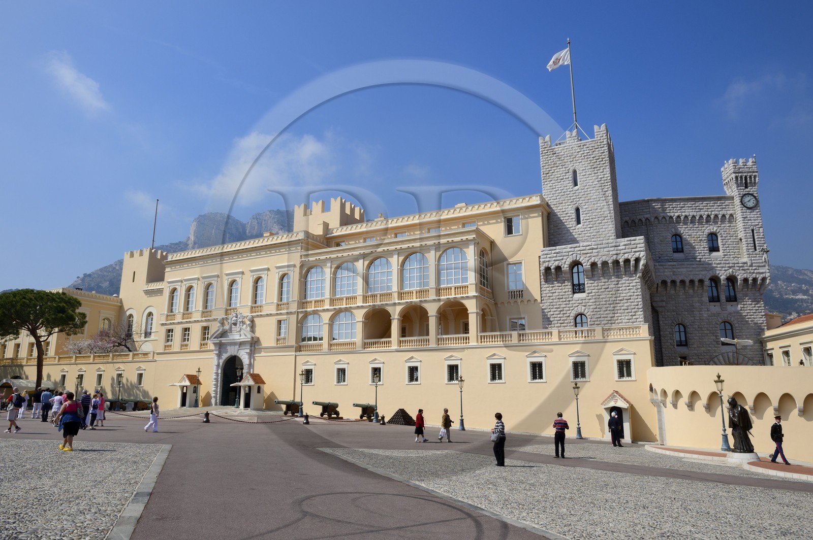 Principauté de Monaco, Monaco, place du Palais, palais princier