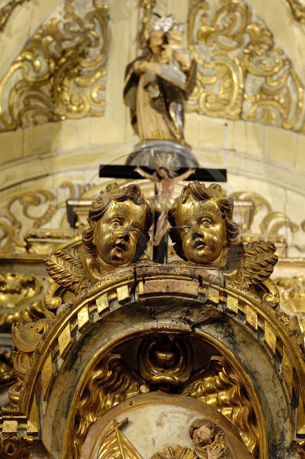 Brésil, Etat du Minas Gerais, ville de Ouro Preto, centre historique classé Patrimoine Mondial de l 'UNESCO, Matriz Nossa Senhora do Pilar (Route de l'or, Estrada Real)