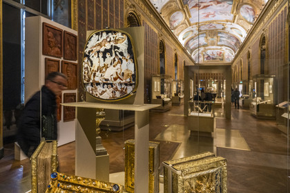 France, Paris (75), Bibliothèque Nationale de France, site Richelieu, la galerie Mazarin, le Grand Camée de France, Rome vers 23 (Ier siècle)