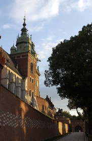 Poland, Lesser Poland region, Krakow, the cathedral in the enclosure of the royal castle on the hill of Wawel
