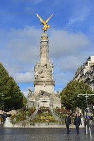 France, Marne, Reims, Sube fountain on the Place Drouet d'Erlon