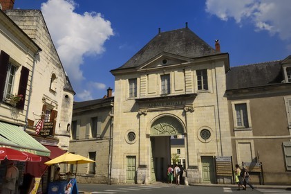 France, Maine et Loire, Loire Valley listed as World Heritage by UNESCO, Fontevraud l' Abbaye, entrance to the Fontevraud Abbey